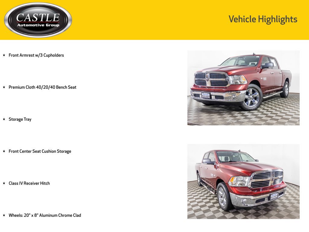Used 2018 RAM 1500 Big Horn RWD image 20
