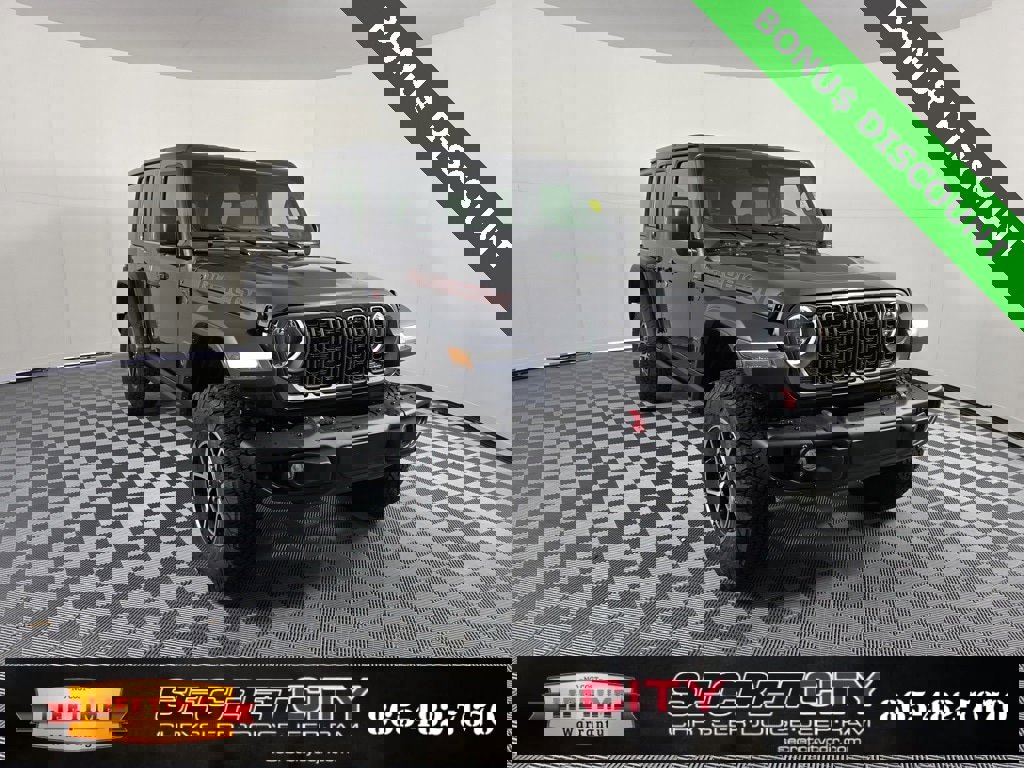 New 2025 Jeep Wrangler Unlimited Rubicon w/ Steel Bumper Group