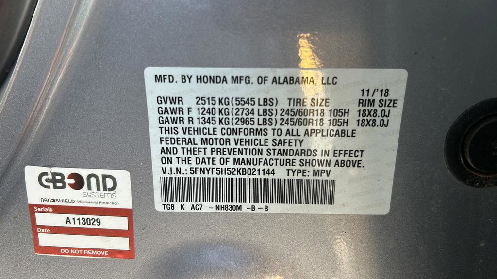 Used 2019 Honda Pilot EX-L image 34