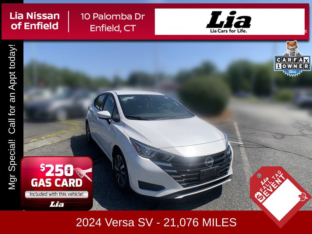 Used 2024 Nissan Versa SV w/ Trunk Package