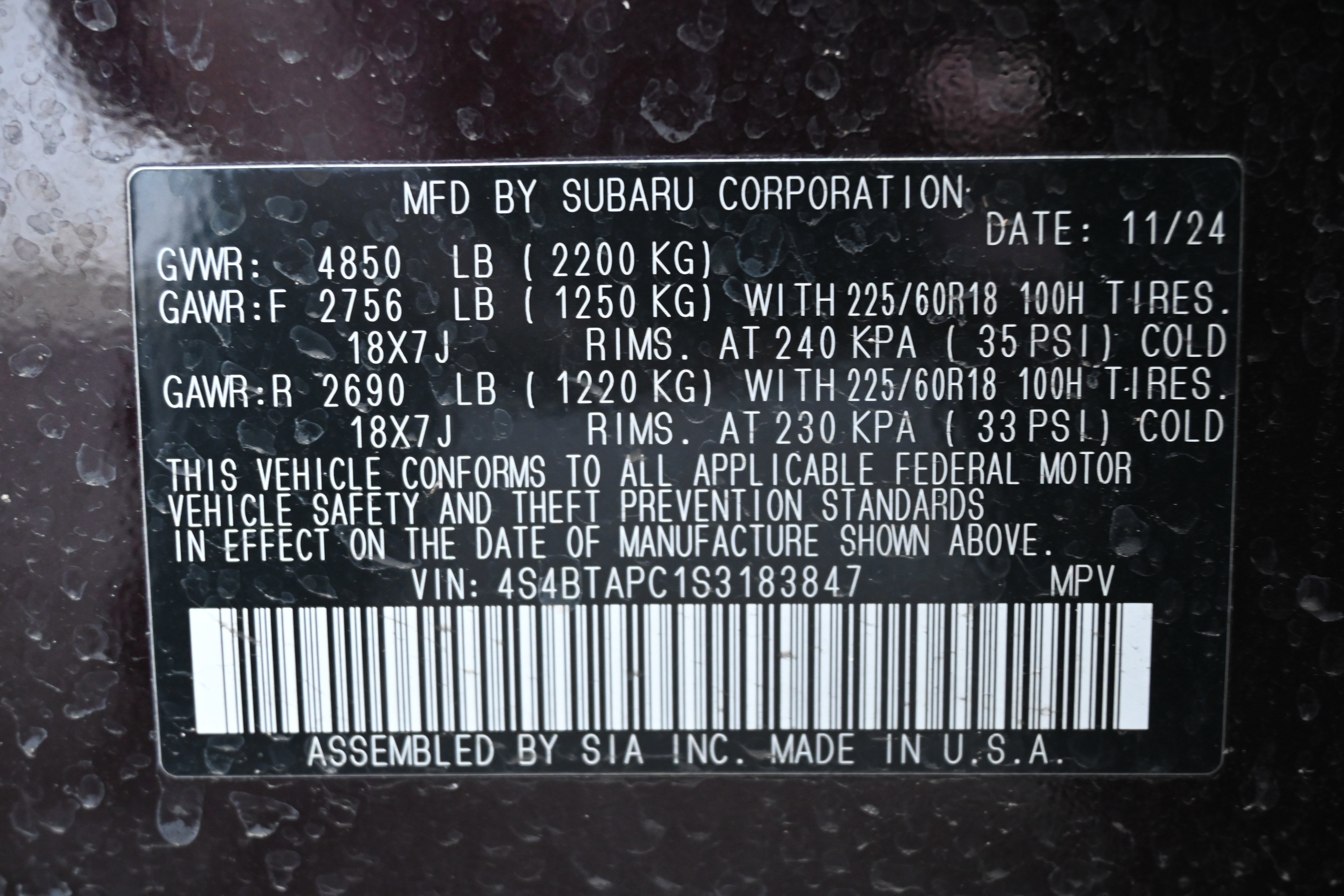 Certified 2025 Subaru Outback Touring image 37