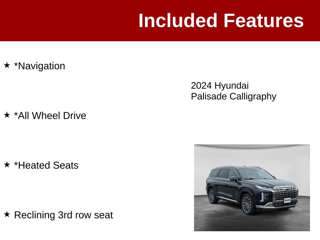 Used 2024 Hyundai Palisade Calligraphy AWD/4WD image 3