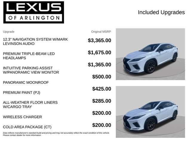 Used 2021 Lexus RX 350 F Sport w/ Cold Area Package (CT) AWD/4WD image 4