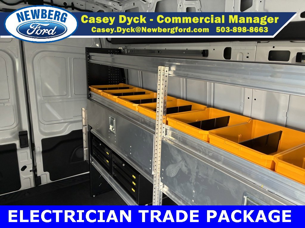 New 2025 Ford Transit 350 148 High Roof AWD w/ Electrician Trade Package image 16