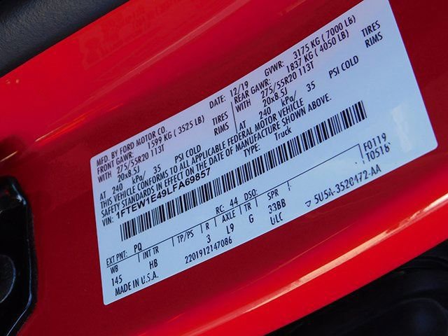 Used 2020 Ford F150 Lariat w/ Equipment Group 502A Luxury image 34