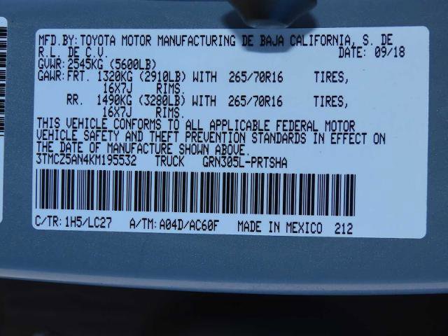 Used 2019 Toyota Tacoma TRD Off-Road image 35