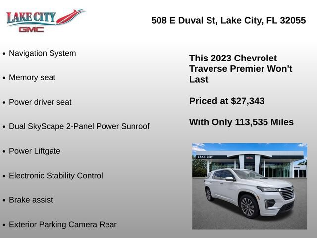 Used 2023 Chevrolet Traverse Premier FWD image 15