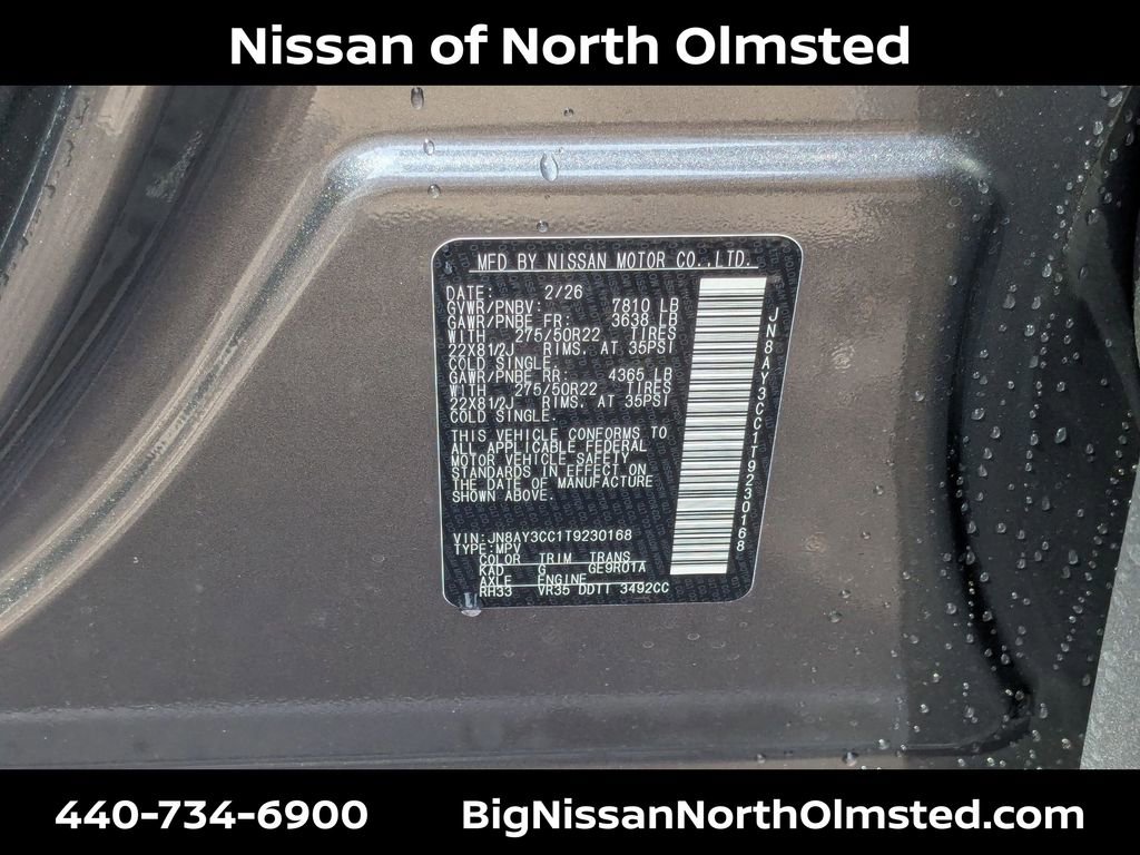 New 2026 Nissan Armada Platinum Reserve image 20