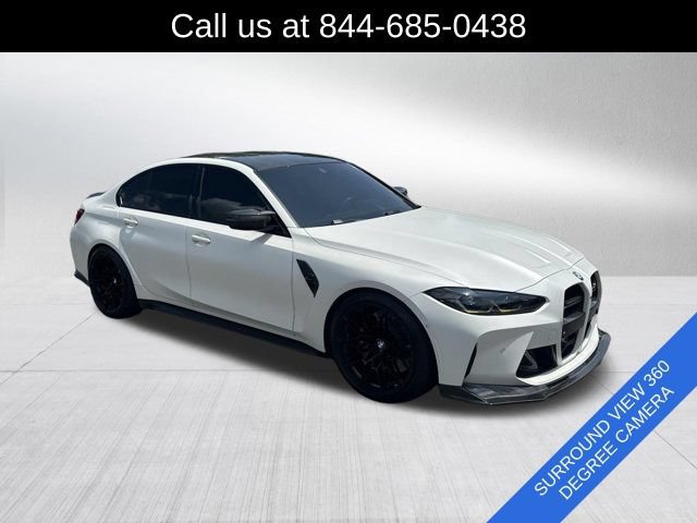 Used 2022 BMW M3 Competition w/ M Carbon Exterior Package AWD/4WD image 3