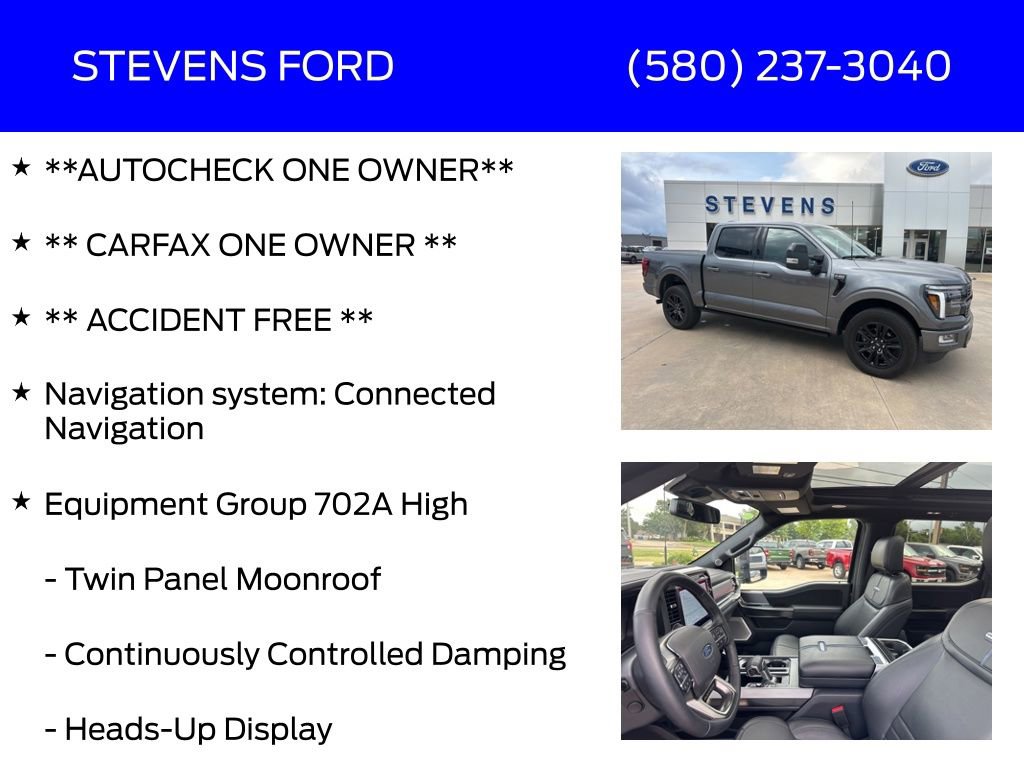 Used 2024 Ford F150 Platinum w/ Equipment Group 702A High image 6