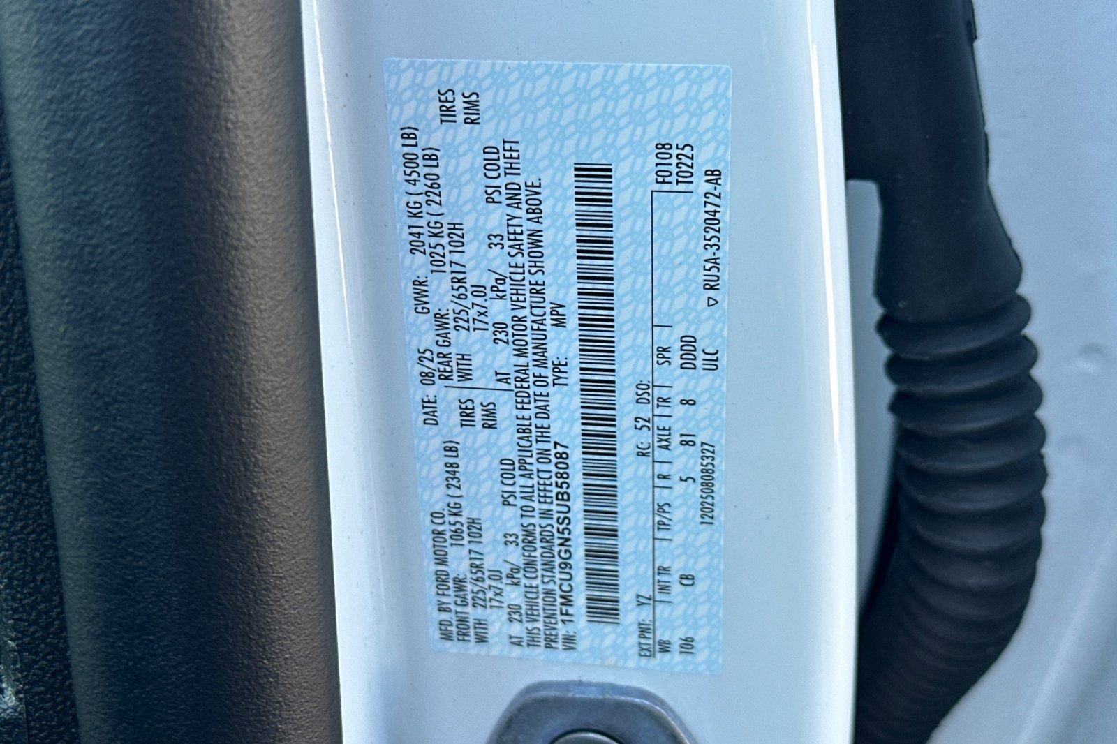 Used 2025 Ford Escape Active w/ Tech Pack #1 image 58