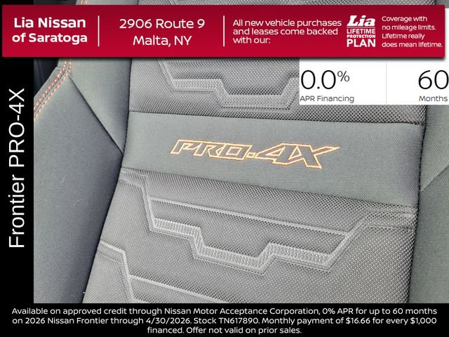 New 2026 Nissan Frontier PRO-4X w/ Pro-4x Convenience Package AWD/4WD image 17