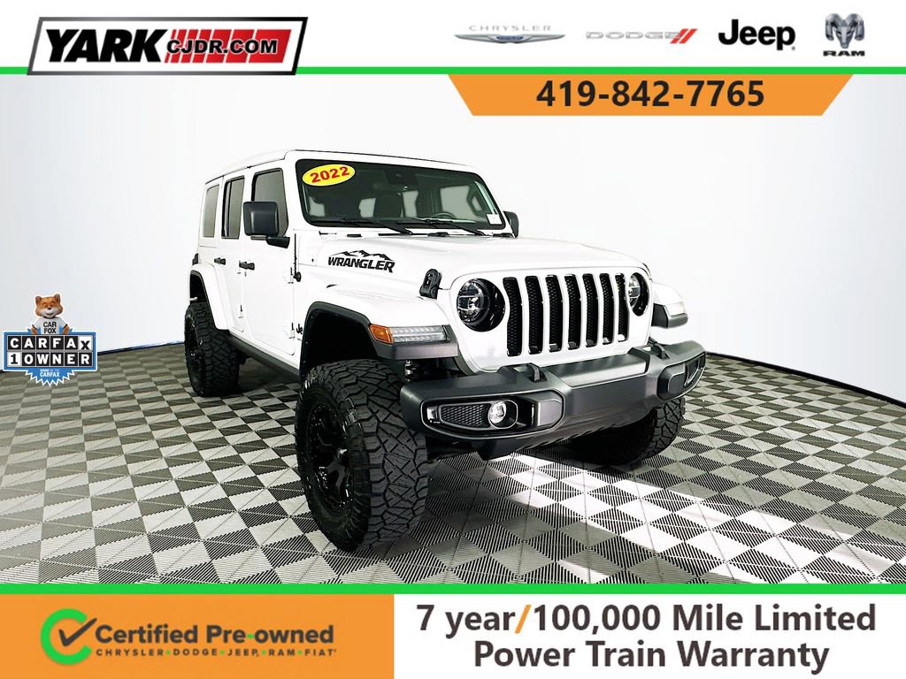 Certified 2022 Jeep Wrangler Unlimited Sahara