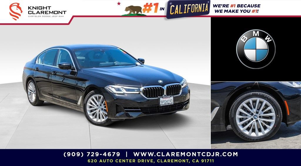 Used 2021 BMW 540i w/ Premium Package RWD image 1