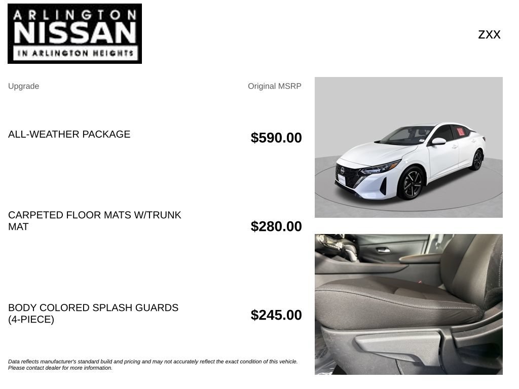 Used 2024 Nissan Sentra SV w/ All-Weather Package FWD image 4
