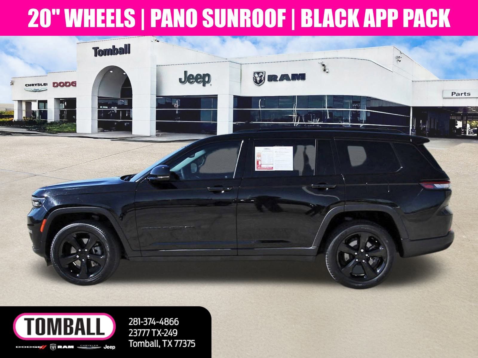 Used 2023 Jeep Grand Cherokee L Limited w/ Black Appearance Package image 4