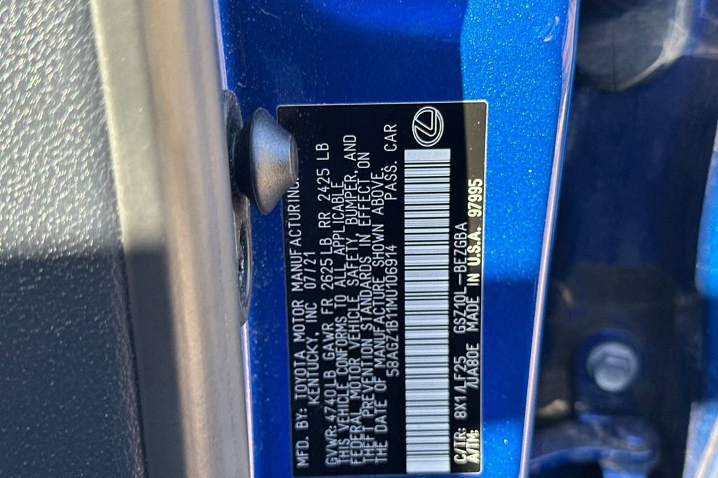 Used 2021 Lexus ES 350 F Sport w/ Accessory Package 2 image 35