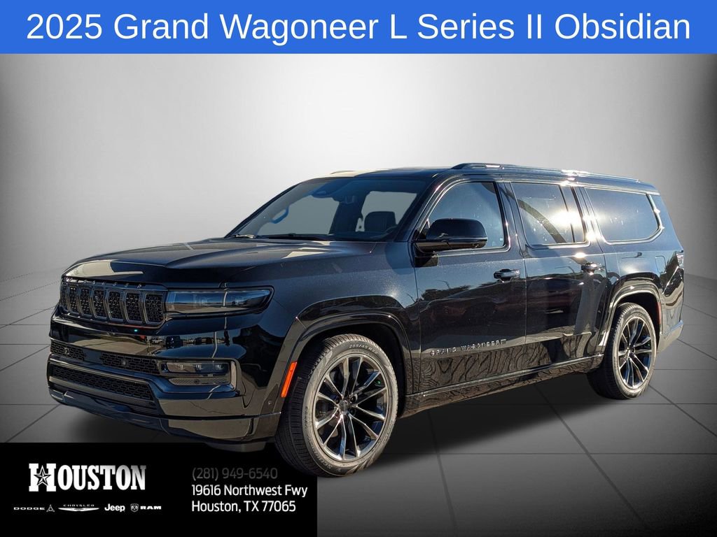 New 2025 Jeep Grand Wagoneer L Series II Obsidian w/ Quick Order Packagew 28T image 7