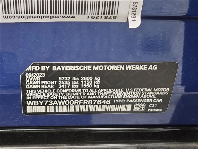 Used 2024 BMW i4 eDrive40 w/ M Sport Package RWD image 15