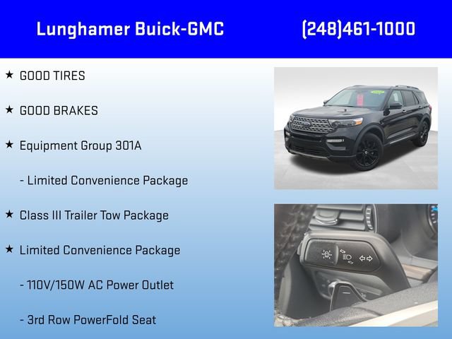 Used 2021 Ford Explorer Limited w/ Equipment Group 301A AWD/4WD image 6