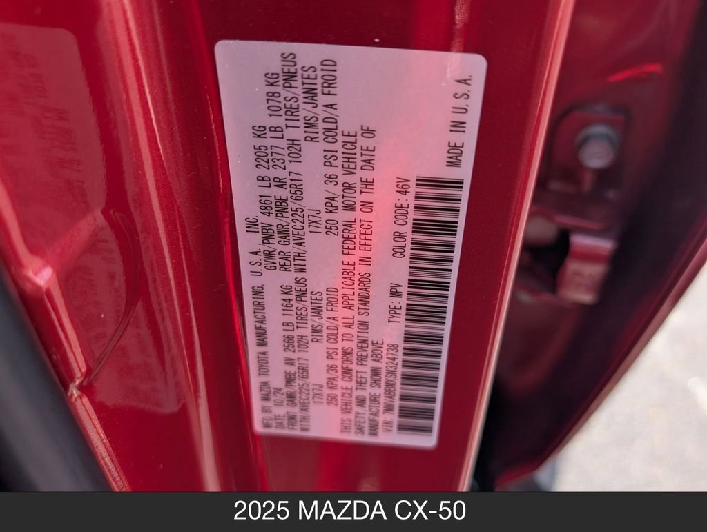 Certified 2025 MAZDA CX-50 AWD 2.5 S w/ Preferred Package image 35