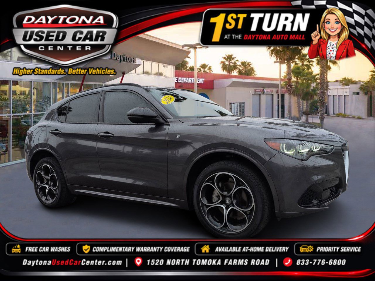 Used 2024 Alfa Romeo Stelvio Ti AWD/4WD image 1