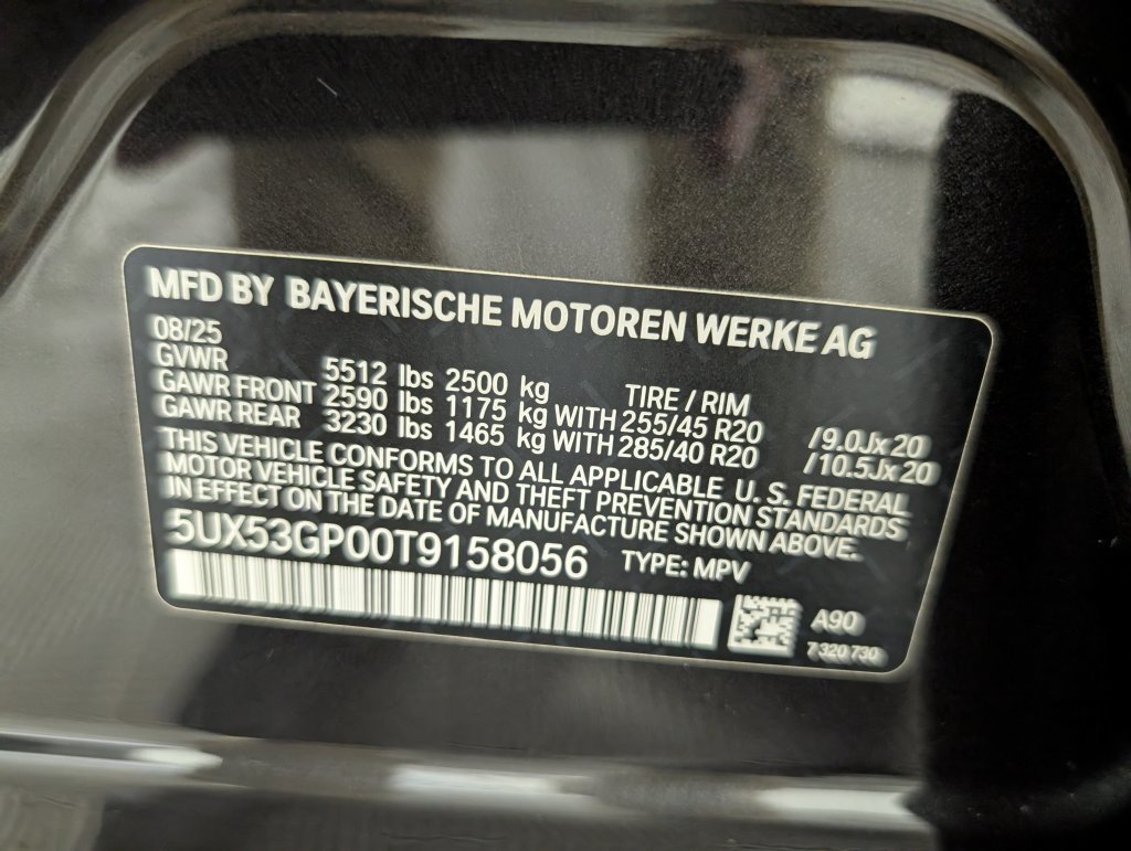 Certified 2026 BMW X3 xDrive30i w/ M Sport Package AWD/4WD image 23