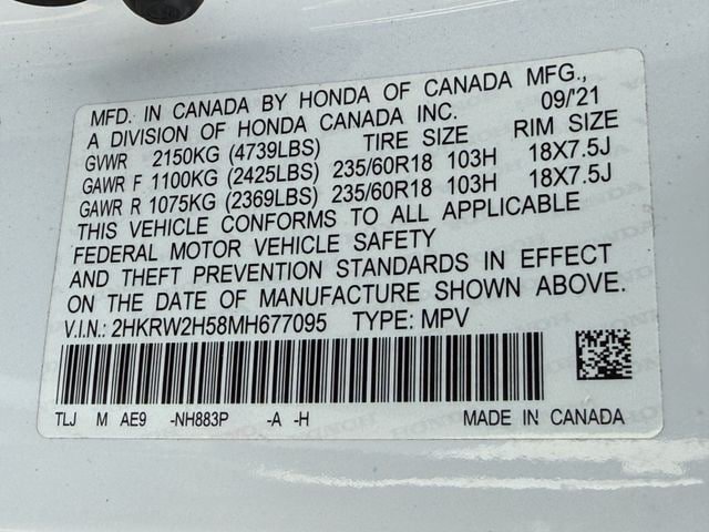 Used 2021 Honda CR-V EX image 15