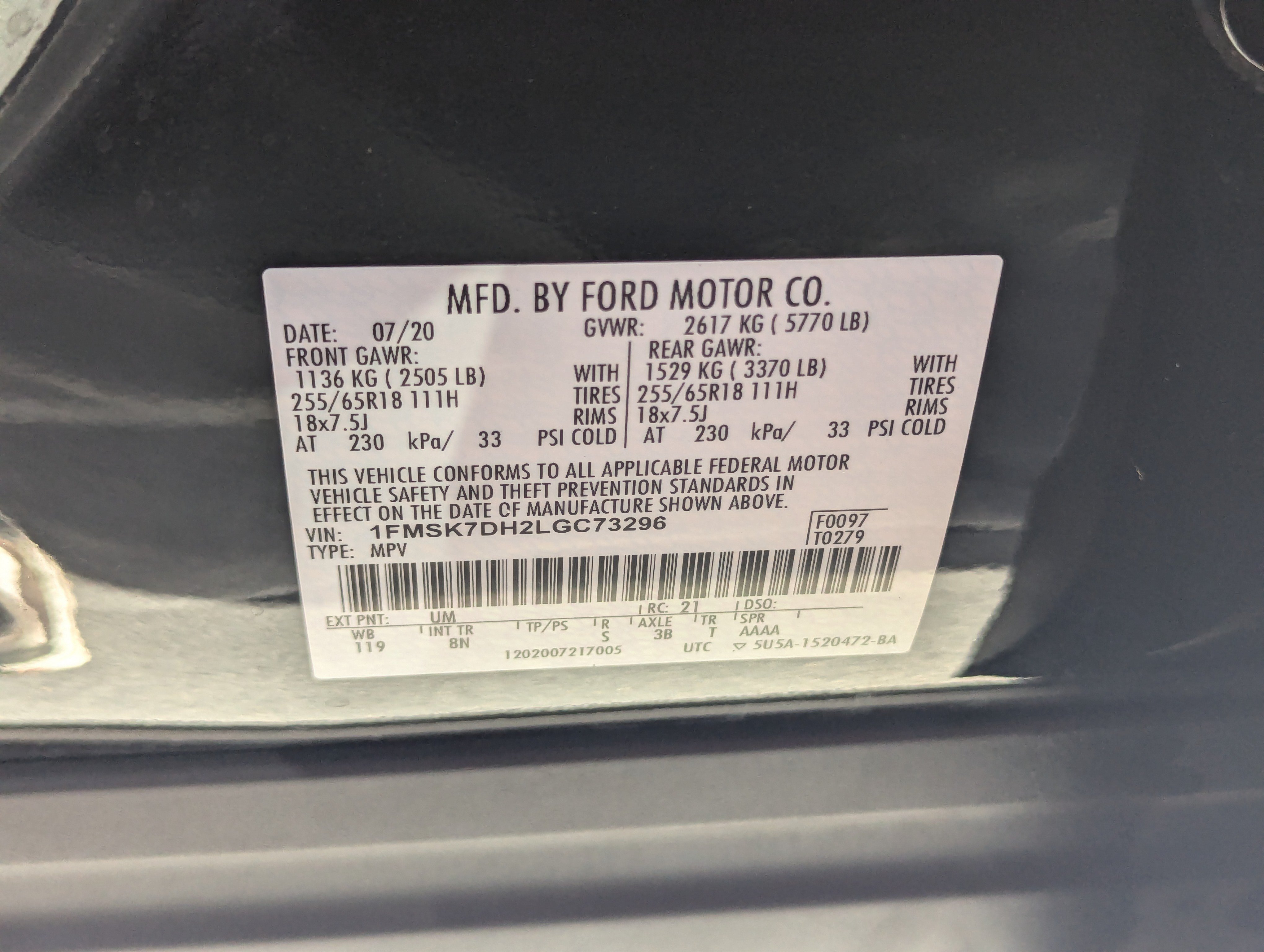 Used 2020 Ford Explorer XLT RWD image 33