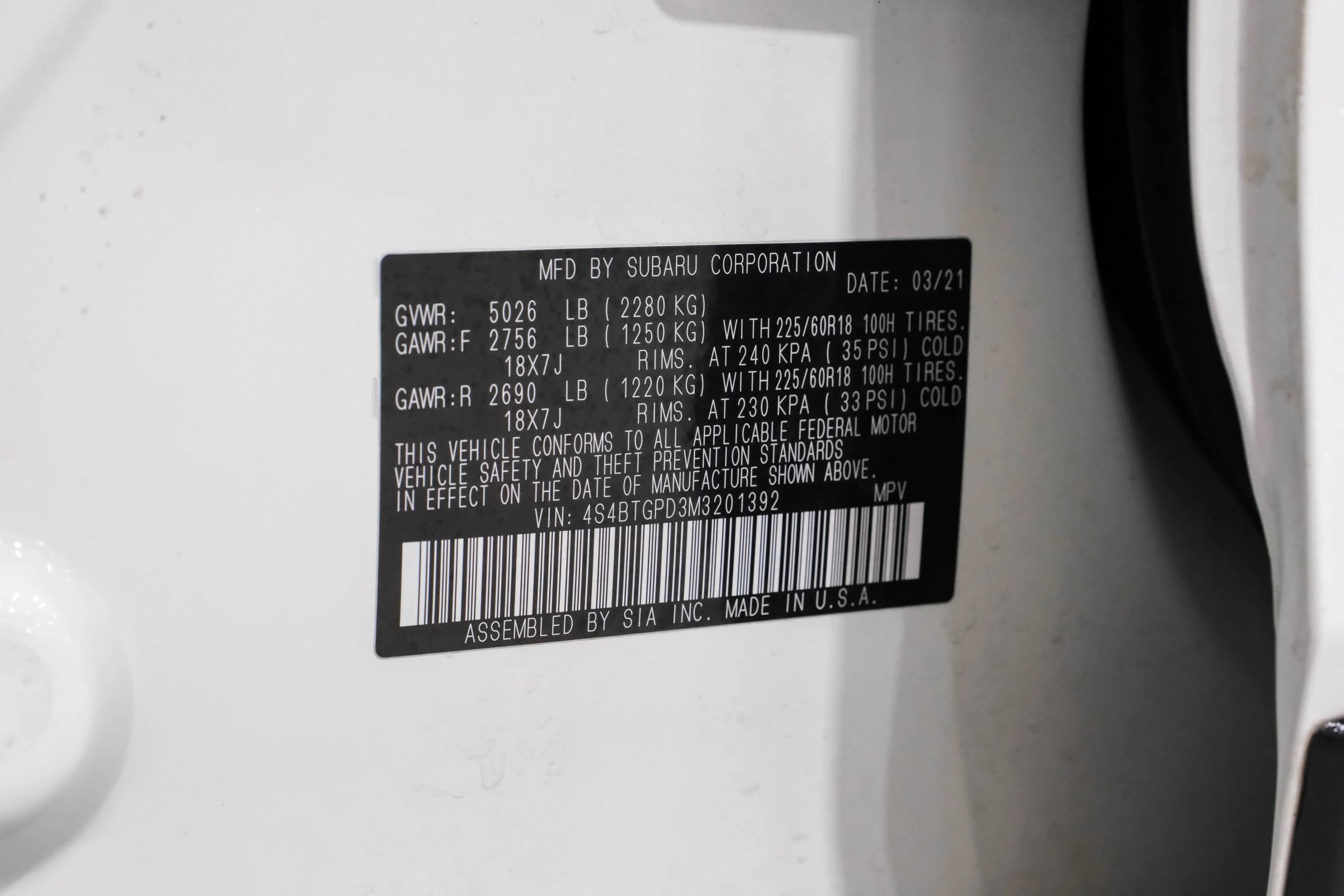 Used 2021 Subaru Outback Touring XT AWD/4WD image 73