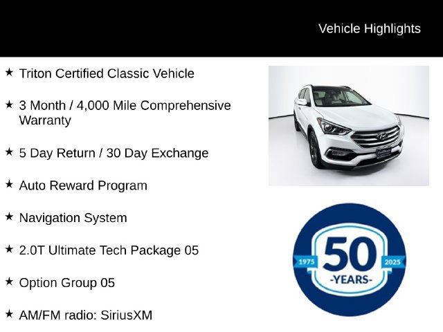 Used 2018 Hyundai Santa Fe Sport w/ 2.0T Ultimate Tech Package 05 AWD/4WD image 8