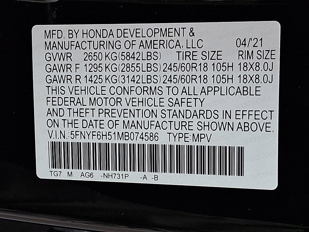 Used 2021 Honda Pilot EX-L image 29