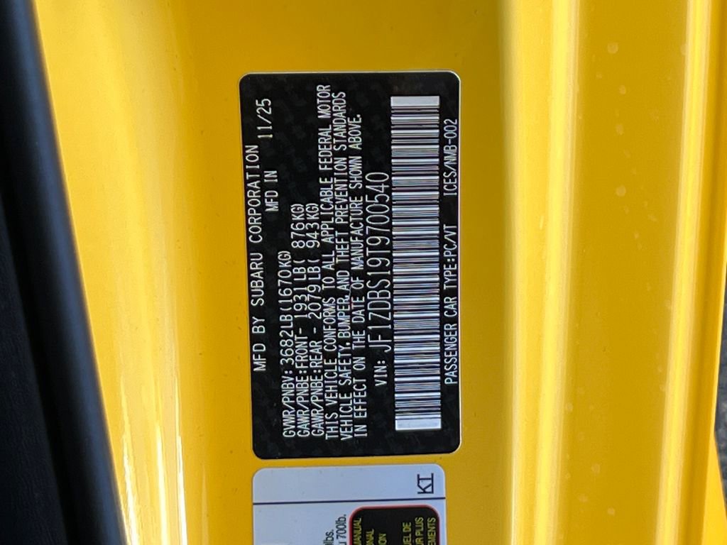 New 2026 Subaru BRZ Series.Yellow image 28