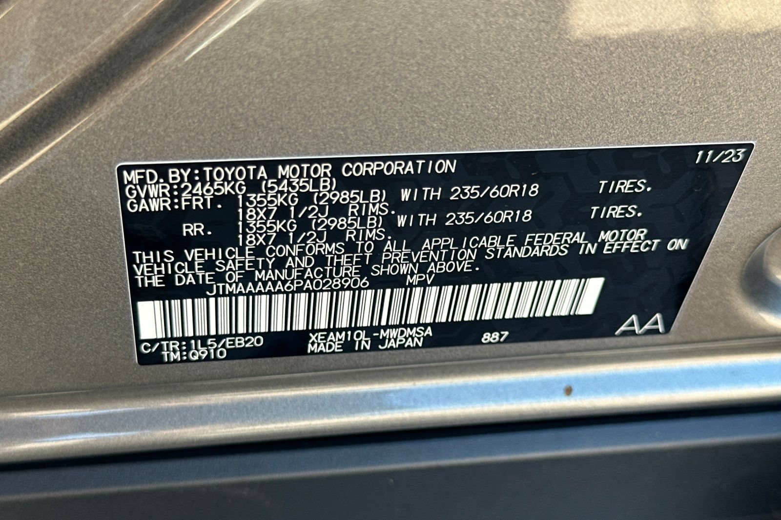 Certified 2023 Toyota bZ4X FWD image 38