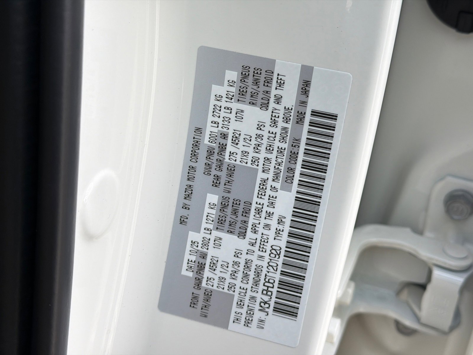 New 2026 MAZDA CX-70 3.3 Turbo w/ Preferred Package image 35