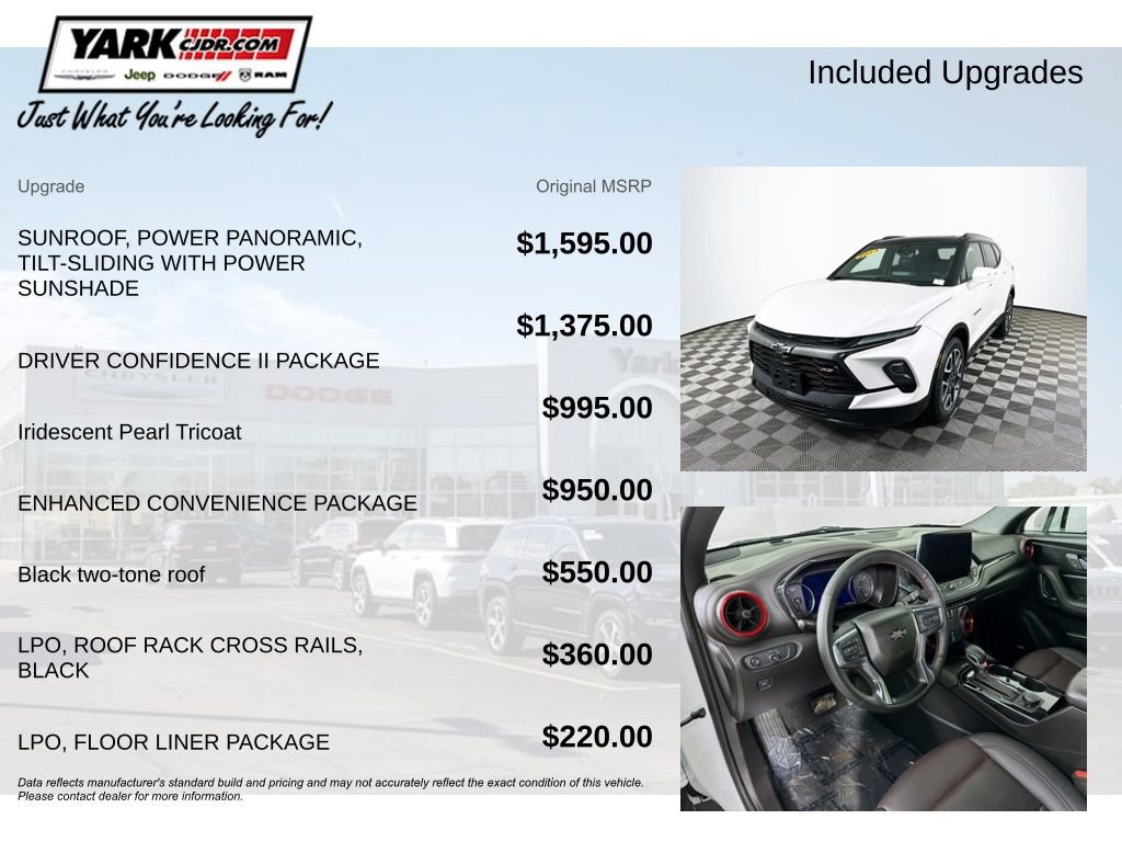 Used 2023 Chevrolet Blazer RS w/ Driver Confidence II Package AWD/4WD image 5