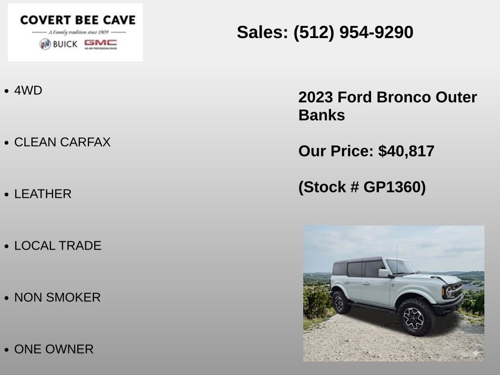 Used 2023 Ford Bronco Outer Banks image 6