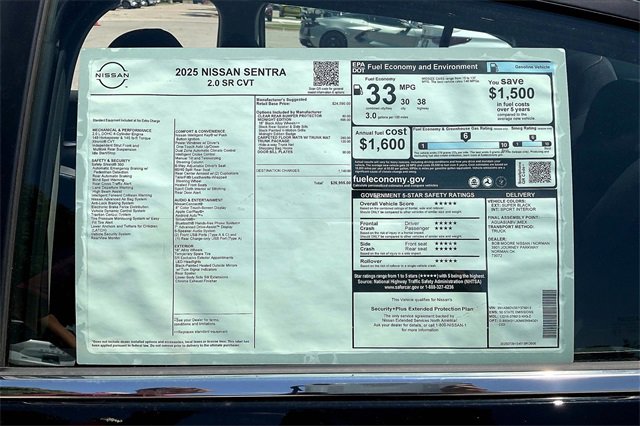 New 2025 Nissan Sentra SR w/ Midnight Edition image 14