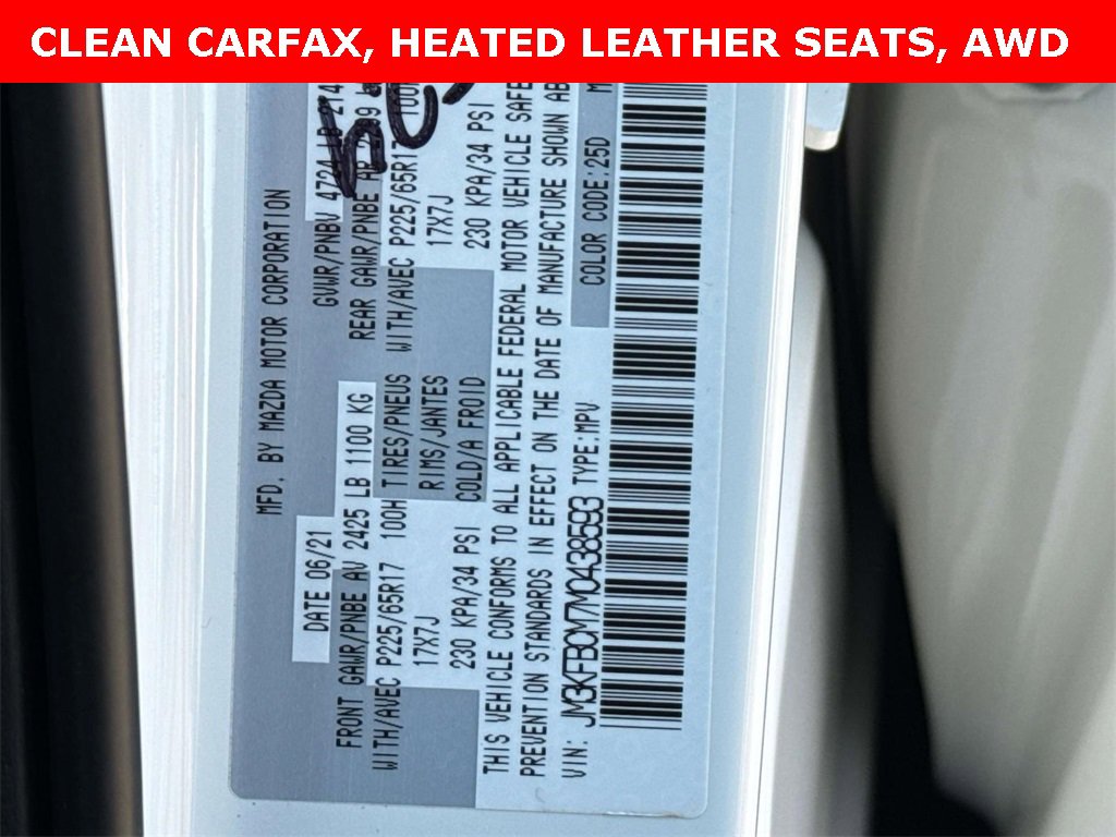 Used 2021 MAZDA CX-5 Touring w/ Touring Preferred SV Package image 31