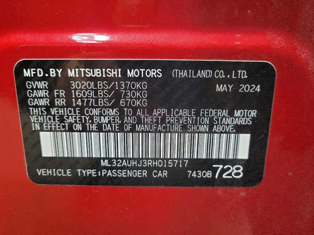 Used 2024 Mitsubishi Mirage LE image 33