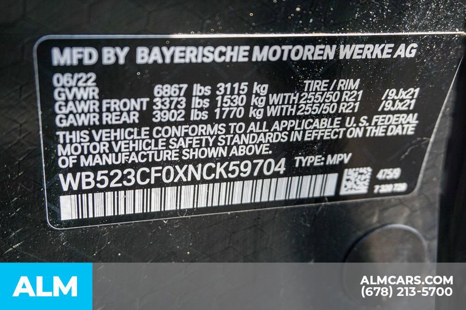 Used 2022 BMW iX xDrive50 w/ Convenience Package image 62