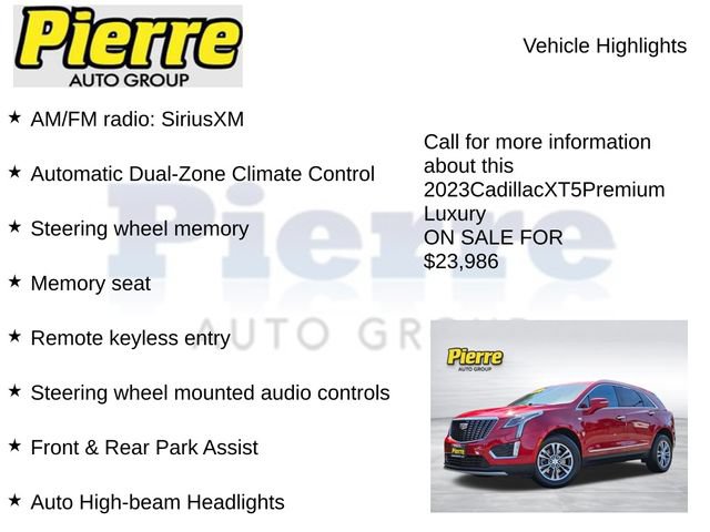 Used 2023 Cadillac XT5 Premium Luxury AWD/4WD image 15