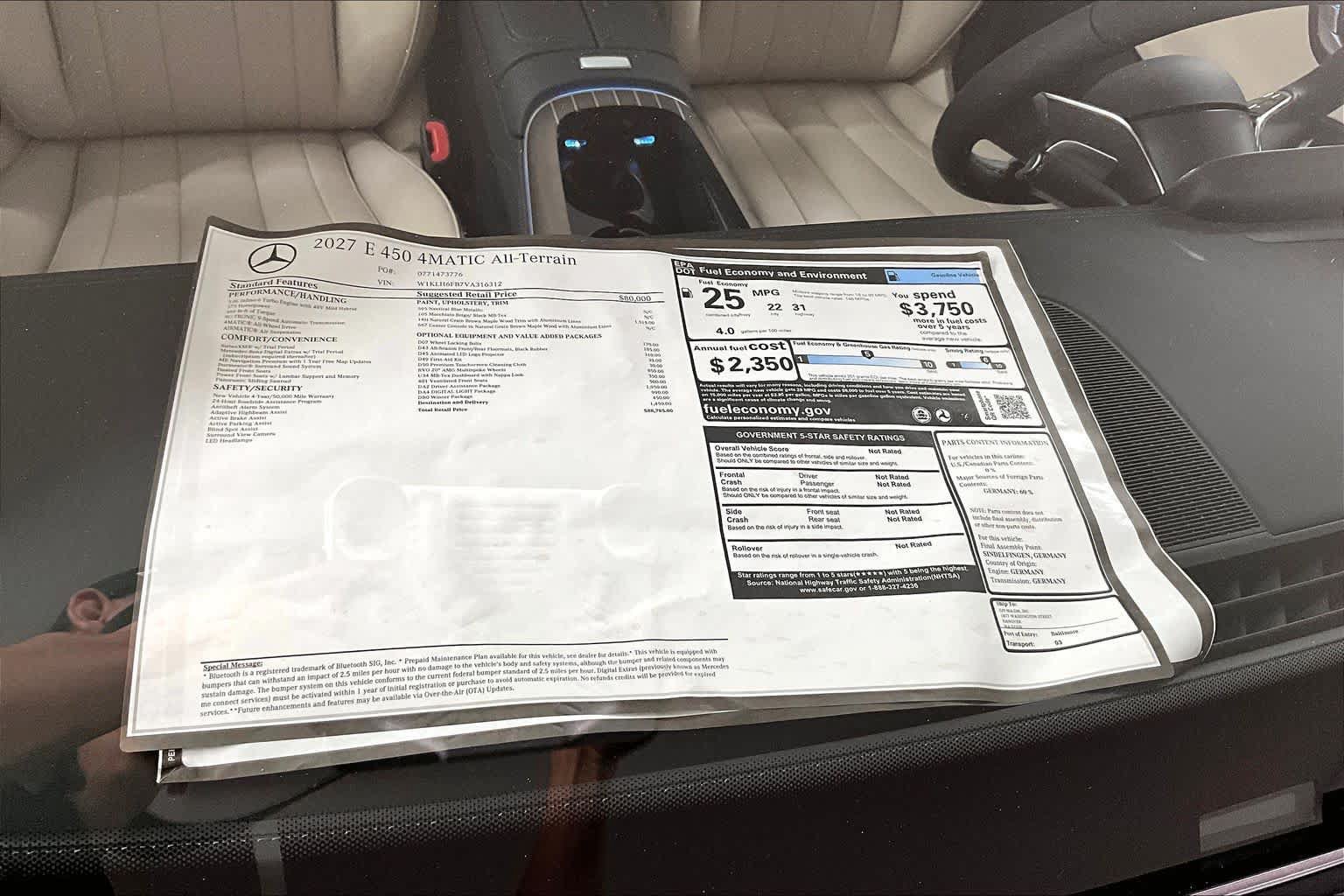 New 2027 Mercedes-Benz E 450 4MATIC All-Terrain Wagon image 19
