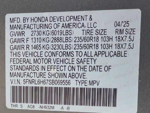 Used 2025 Honda Odyssey EX-L image 36