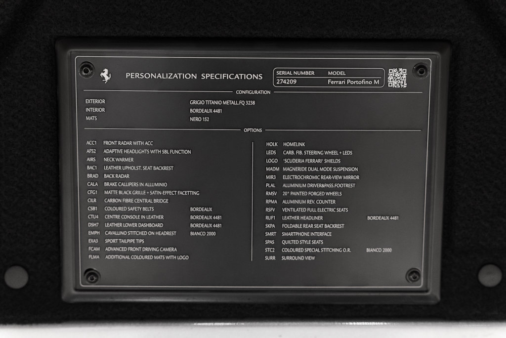 Certified 2022 Ferrari Portofino M RWD image 56
