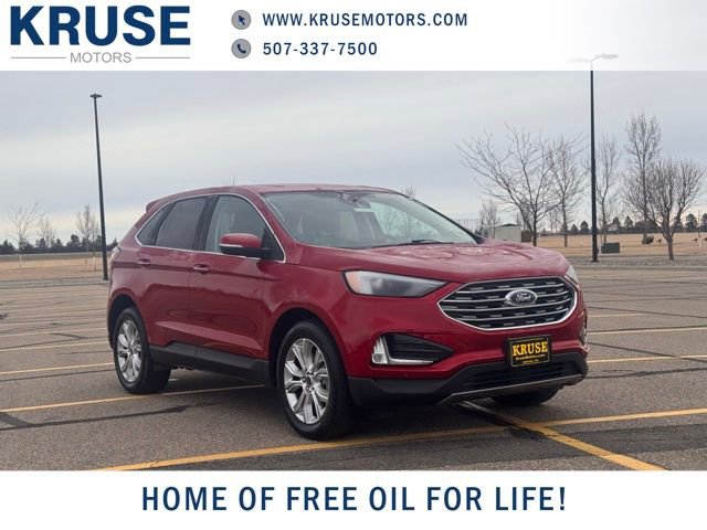 Used 2022 Ford Edge Titanium w/ Class II Trailer Tow Package image 1