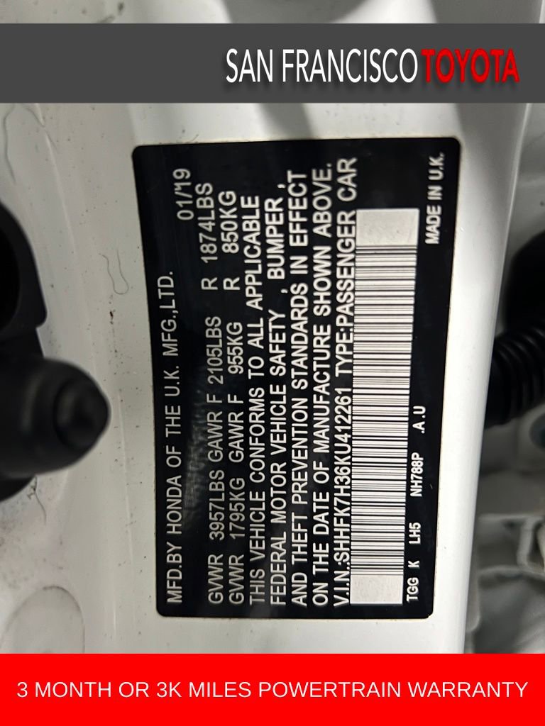 Used 2019 Honda Civic LX image 34