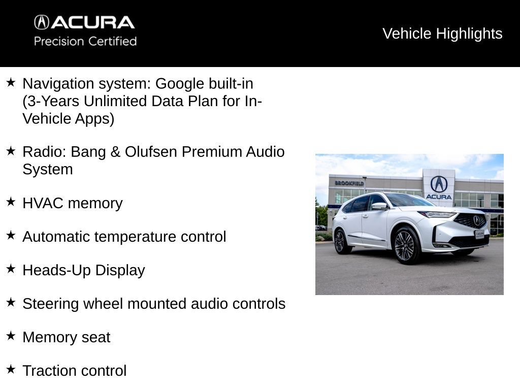 Certified 2026 Acura MDX w/ Advance Package AWD/4WD image 9