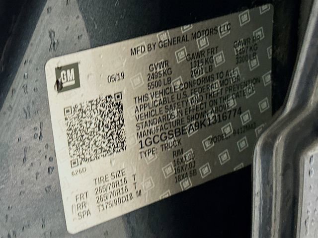 Used 2019 Chevrolet Colorado W/T w/ WT Convenience Package image 28