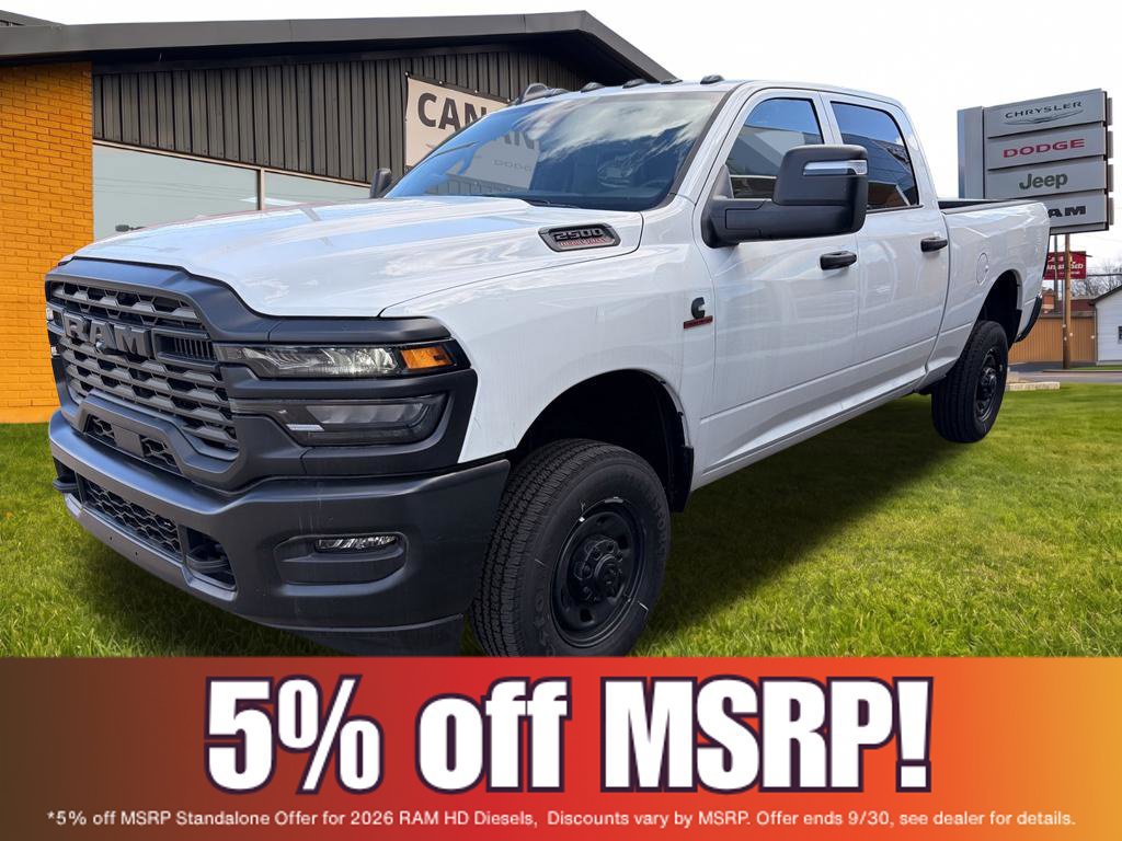 New 2026 RAM 2500 Tradesman w/ Bed Convenience Group AWD/4WD 360° Tour